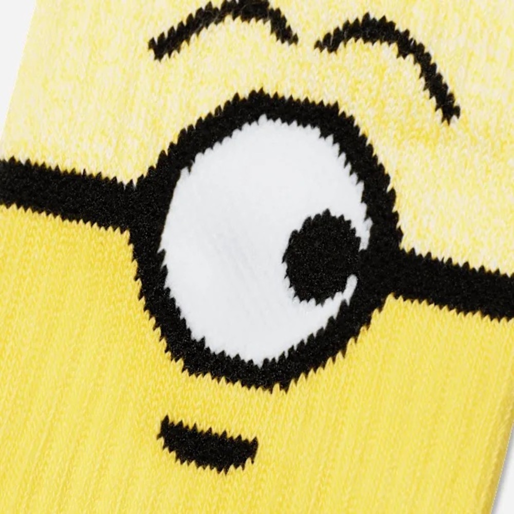 BOMBAS MINIONS 4 PACK CALF CREW SOCKS M UNISEX - Picture 8 of 11
